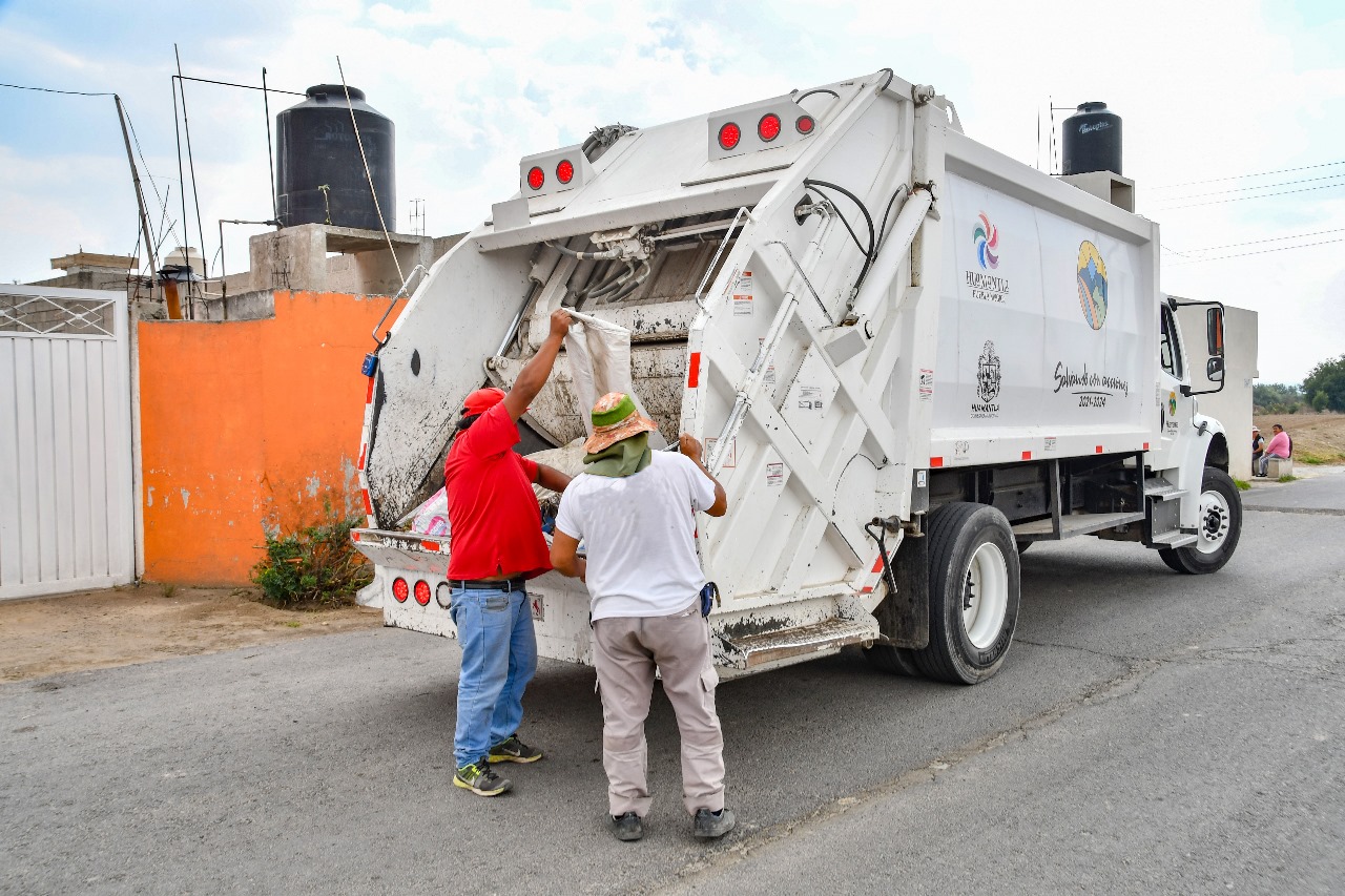 Por lluvias se interrumpen en Huamantla recorridos en rutas recolectoras de basura